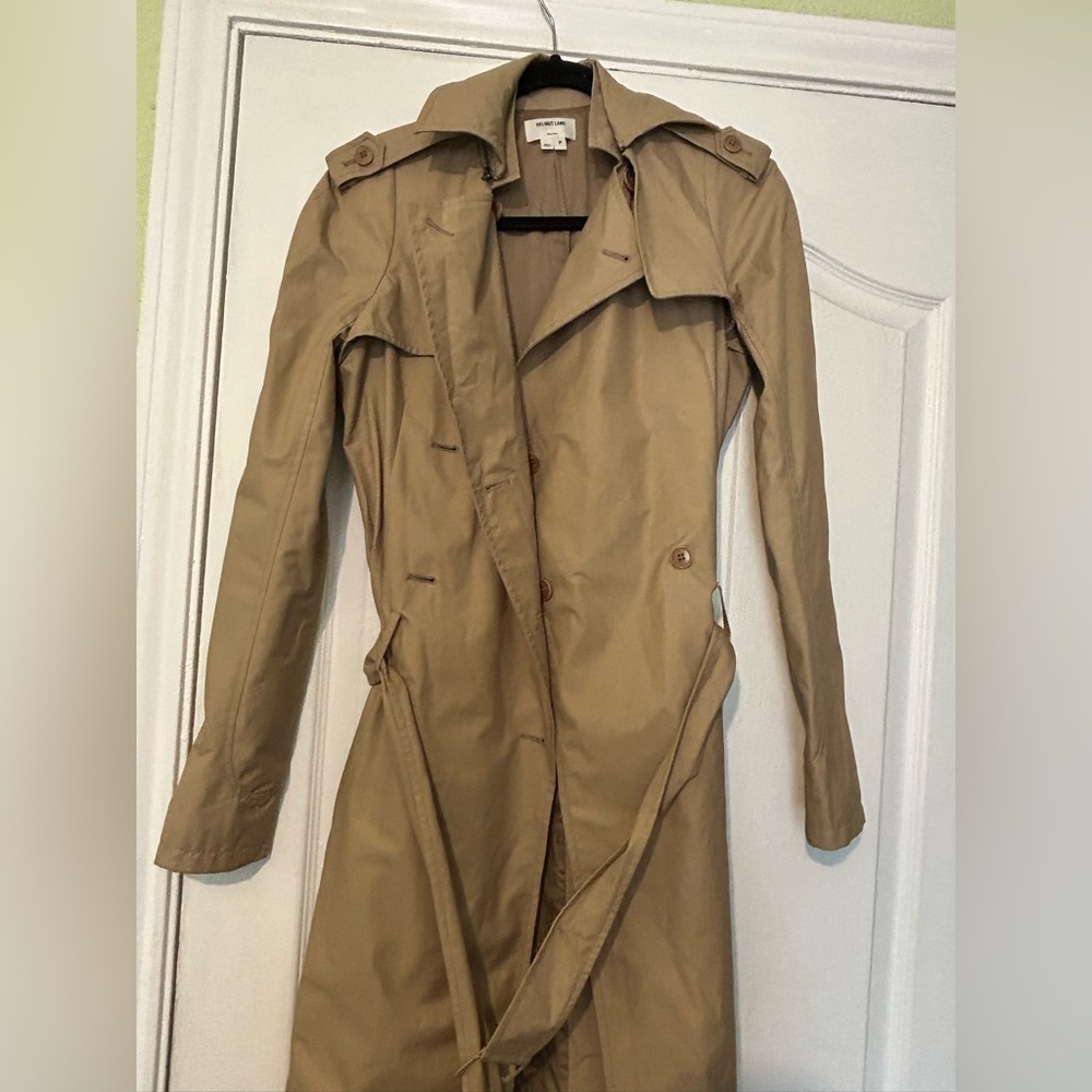 Helmut lang trench coat sz small